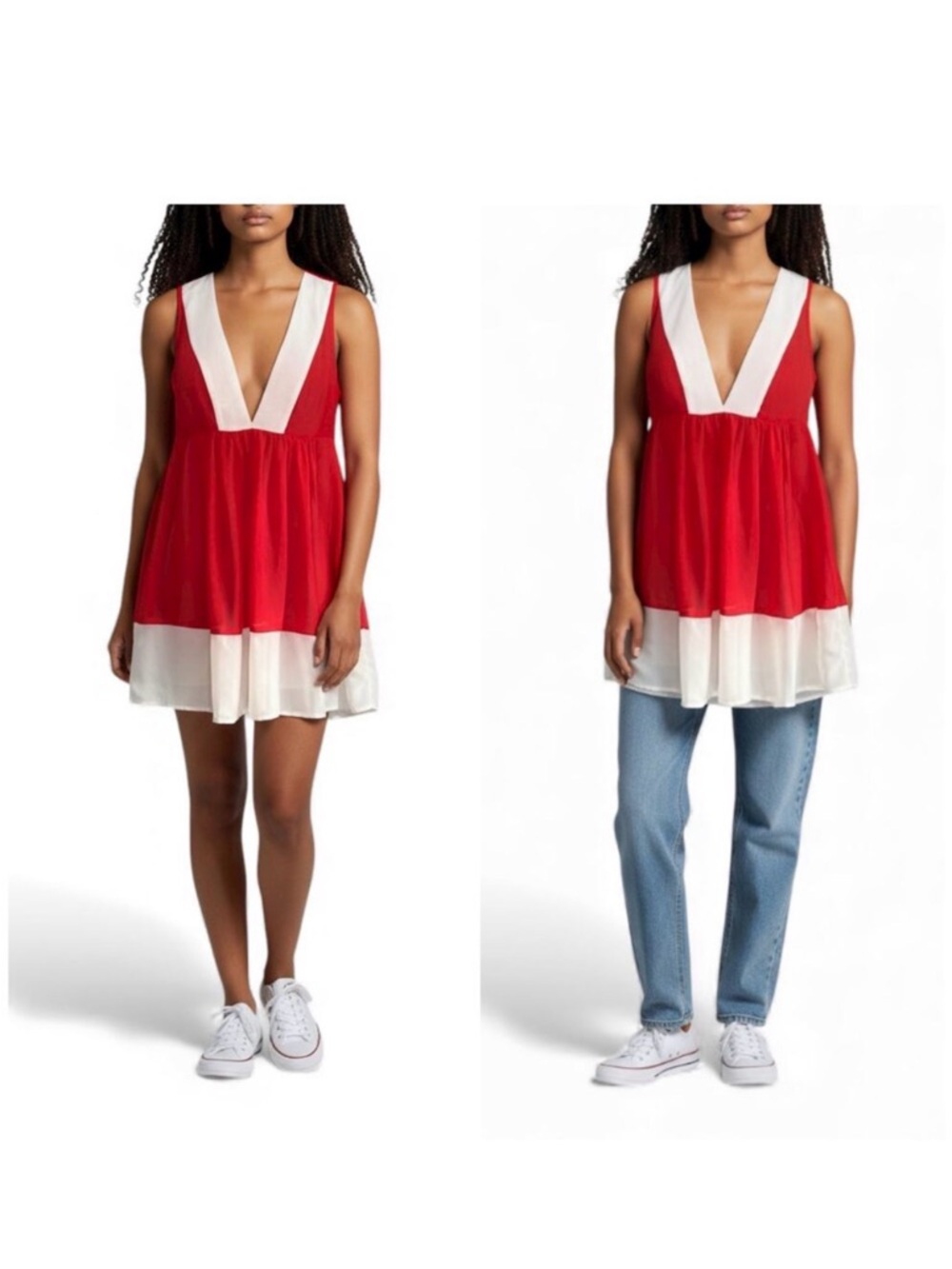 Petticoat Alley sheer lightweight babydoll tunic dress